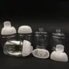 2022新しい30 ml手の消毒剤プラスチックボトルフリップボトルPetg小サンプルパックボトルポータブルフック​​Jarsポータブルキーリングクリア