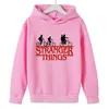 Jongens hoodie kinderen kleding grappige vreemdelingen dingen hoodies voor tiener meisjes 4-13Y baby sweatshirt kinderkleding 220309