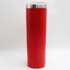 Skin Straight Tumblers Mugs Stainless steel Vacuum 30oz 20oz Cup for Drinks fashion 10 colors