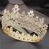 Couronne de mariée diadème reine roi diadème coiffes mariée Cricel mariage couronne cheveux bijoux tête accessoires X0625