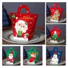 Christmas Eve Santa Claus party event Gift Box Red New Year gifts bag