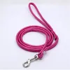 PET Puppy Dog Leash Collar Long Smooth Leather Lases Solid Color Walker Girl Boy para colares de caminhada 6550286