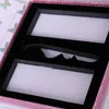 Rosa Laser Butterfly Empty3d Mink Eyelashes Box med Mirror Lady False Eyelash Case Presentkartonger Makeup Tools