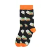 Chaussettes pour hommes haute qualité coton motif alimentaire Long Tube drôle heureux hommes nouveauté planche à roulettes équipage décontracté fou