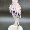 Anime Sexy Figura Super Sonico Gato Branco Ver.Boneco de ação em PVC, modelo colecionável, boneco de brinquedos descartados, 27 cm