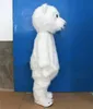 Halloween Polar Bear Mascot Costume Customization Cartoon Anime theme character Christmas Fancy Party Dress Carnival Unisex Adults Outfit