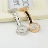 Practical Nurse Watch Portable Brooch T-type Chest Pendant Blossom Dial Hospital Medical Hang Crystal Clock Nursing Doctor Quartz Watch