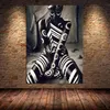 Tattooed African Woman Canvas Painting Posters And Prints Unique Figure Wall Art Pictures For Living Room Home Decor Unframed Pain7645373