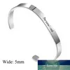 Stainless Steel Personalized Engraved Custom Name Words Bracelet Bangle Letters Custom Bracelets Party Wedding Jewelry Gift Factory price expert design Quality