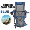 Chaise de Camp pliante inclinable avec repose-pieds sieste Portable pour les meubles de salon de pêche de Camping de soleil de plage en plein air