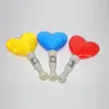 Décoration de fête de forme d'amour brillante bâton LED flash baguette légère coeur baguette rallye ryth