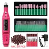 Nagelborrtillbehör 1 Set Electric Machine Pen for Manicure Ceramic Milling Cutters Sander Pedicure Kit Equipment5377825