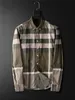 2021 Polka Dot Mens Designer camicia autunno manica lunga casual camicie stile Homme Abbigliamento M-2XL # 75