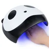 Panda Forma 36W UV LED Lâmpada Gel Nail Secador Infravermelho Sensor Secadores Salão De Seletor