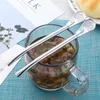 new Reusable Stainless Steel Drinking Straws mate filter straw EWD5842