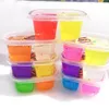 280 ml Double Rattice Clay Slime Crystal Lijm Voor Putty Transparante Slimeta Speelgoed Cloud Pluizige Charms Plasticine Clay Light Polymer Kinderen Speelgoed 0935