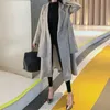 Winter Office Coat Dress Ladies Korea Varm Långärmad V Neck Party Night for Women Fashion Clothing 210602