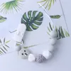 Baby-Schnuller-Clips, lustige Schnullerkette mit Bärenhalter, Baby-Beißring, Zahnungskette, Babyparty-Geschenk, BPA-frei, 865 x 2