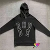 3D Flocking Вышитые Rhode Hoodie Мужчины Женщины 1: 1 Высокое Качество 2021FW Терри Хлопок Род Толстируты Негабаритные Пуловеры