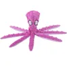 Dog Squeaky Octopus Toy Pet Puppy Chew Leksaker för interaktiva träningsspel som spelar hundar julklapp