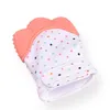 5 색 실리콘 Teether 아기 젖꼭지 장갑 아기 젖니가있는 장갑 신생아 간호 장갑 어린이 Teether Chewable 간호