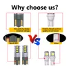 2X Newest LED Bulbs T10 W5W 168 194 CANBUS 3030 Chips 12V 24V Car License Plate Light Interior Map Dome Door Lights 6000K White