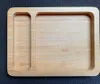 Sublimation blank bamboo tray with alumiium plate 20 pieces / lot