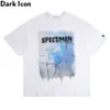 Cracking Specimen Hiphop T-shirt Men Summer Oversized Men's Tshirts Streetwear Tee Shirts Male Top Black White 210603