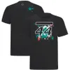 2022 new f1 T-shirt Formula One racing suit fans custom the same style