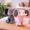 Kids Elephant Stuffed Doll Cute Comfort Baby Plush Toys Elephant Stuffed Animal Toy Sleeping Pillow Bolster Birthday Gift