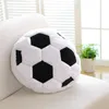Cushion/Decorative Pillow Creative Soccer Shaped Fluffy Stuffed Plush Soft Durable Sports Toy Style Playing Gift For Kids Room Decoration