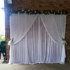 3M6M Wedding Decor Drapery Pipe StandPiping frame for drape Stainess Steel Backdrop Stand1585949