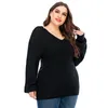 Camisolas femininas preto feminino Black plus size vadão de malha de suéter em vaca transparente de malha transparente de malha sexy