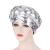 Turbans tressés pour femmes, foulard tressé torsadé, prêt à porter, bandeau arabe, chimio africain, 2021