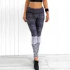Sexy alta cintura fitness impresso leggings mulheres exercícios empurrão para cima legging moda musculação jeggings calças 210925