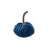 Fleurs décoratives Couronnes à la main Velvet Pumpkins Décor Halloween Pumpkin doux en peluche