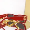 B4336 Ladies Sunglasses الكلاسيكية الرائعة سلسلة الأزياء مصمم الأزياء شمسية الرجال الكامل الإطار UV400 عدسة الواقية Origina3950283