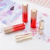 Gradiënt paars roze lege lippenstift buizen container diy lip balsem buis 12.1mm cosmetische navulbare fles 200pcs / lothigh aantal