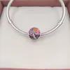 925 Sterling Silber Perlen Tropischer Sonnenuntergang Charms Passend für europäische Pandora-Schmuckarmbänder Halskette 792116ENMX AnnaJewel