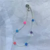 Frühe Frühling niedliche Blume Perlenkette Nische Design Sinn Schlüsselbeinkette 2021 weibliche Frühling einfache Halskette