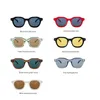 النظارات الشمسية العصرية ساحة مستطيل المتضخم النساء 2022 العلامة التجارية تصميم خمر الأخضر برشام الأصفر عدسة الرجال الظل نظارات الشمس uv400