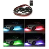 3sets Autobodem led-licht Flexibele strip Onder carrosserieverlichting Exterieuraccessoires Afstandsbediening / APP-bediening Neon RGB Decoratieve sfeerlamp