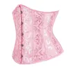 Belts Push Up Bustier Corset Top Backless Boned Waist Trainer Lace Waistband Jacquard Overbust Vest