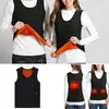 Women's Vests Unisex 3 Area Electric Heated Vest USB Heating Cycling Warm Sleeveless Tank Top Women's