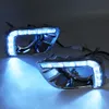 2pcs Auto Light for Toyota Prado FJ150 LC150 2010 2011 2013 pour Land Cruiser 2700 LED DrL DRL Lampes de brouillard