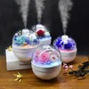 Novelty Items ColorLED Lights Rose Flower Air Humidifier Plant Aroma Diffuser Mist Maker Home Decoration Valentine's Day Birthday Wedding Gi