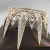 Runde Geburtstag Königin Kristall Mädchen Geburtstag Braut Headwear Crown Strass mit Hochzeit Schmuck Haarschmuck Diamant Brautkronen Kopfbedeckungen