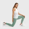 Yoga calças simples cintura alta nove pontos esportes apertados pêssego quadril aptidão calça mulheres leggings ginásio roupas trees treinos