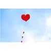 5m love heart soft kite fly nylon fabric weifang big wheel walk in sky outdoor toys for adults i Y0616