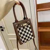 Shoppingkassar SAC Main Carr Carreaux Pour Femmes, Sacoche Bandoulire Avec Poigne Courte, Petit Fourre-tout, de Styliste Marque, Nouvelle 220304